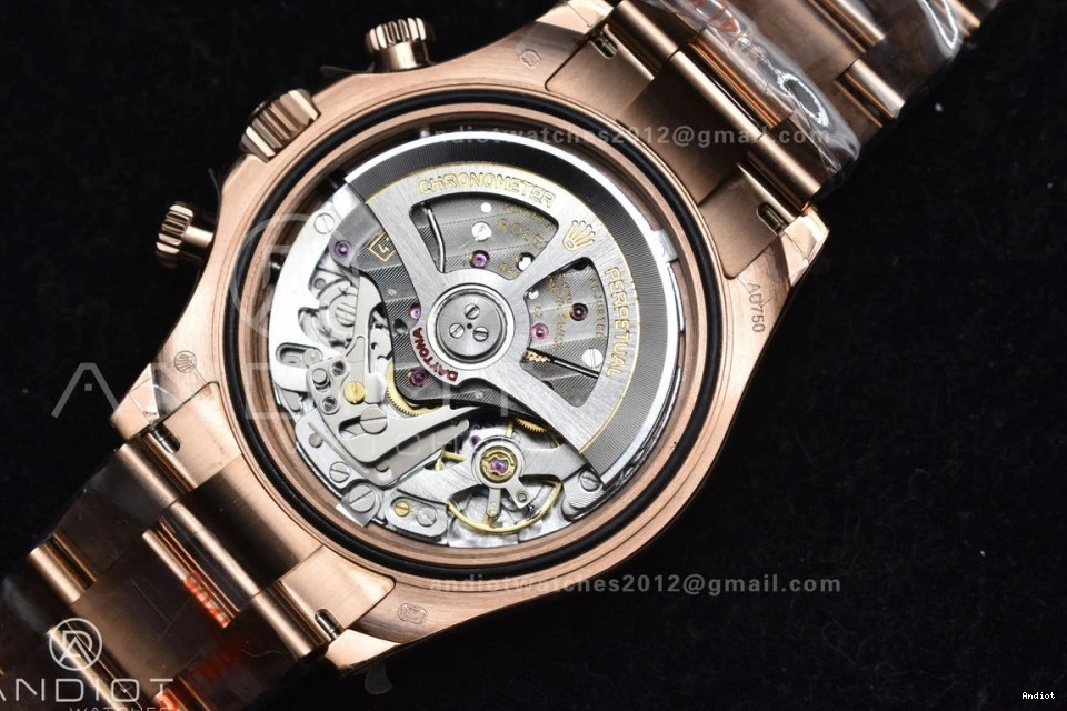 RG on Bracelet Best Dial RG 1:1 Edition QF 116505 Daytona Black SH4130 (Gain Weight) V3 0407